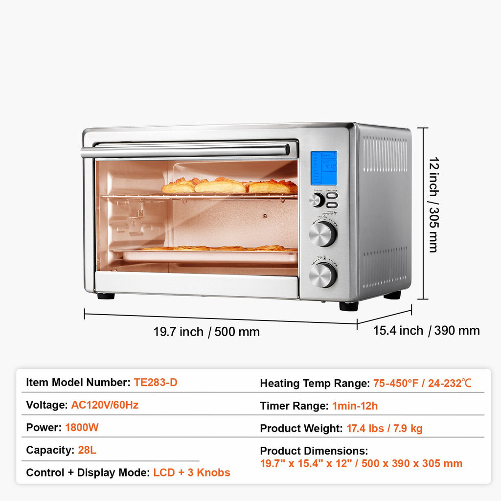 VEVOR 13-in-1 Air Fryer Toaster Oven