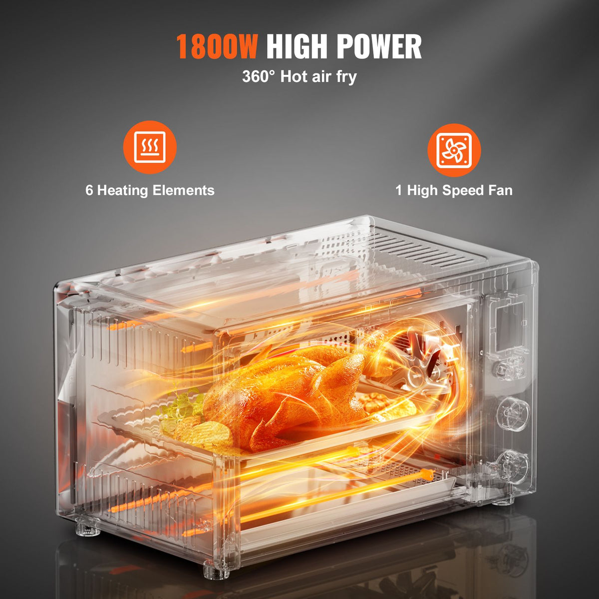 VEVOR 13-in-1 Air Fryer Toaster Oven