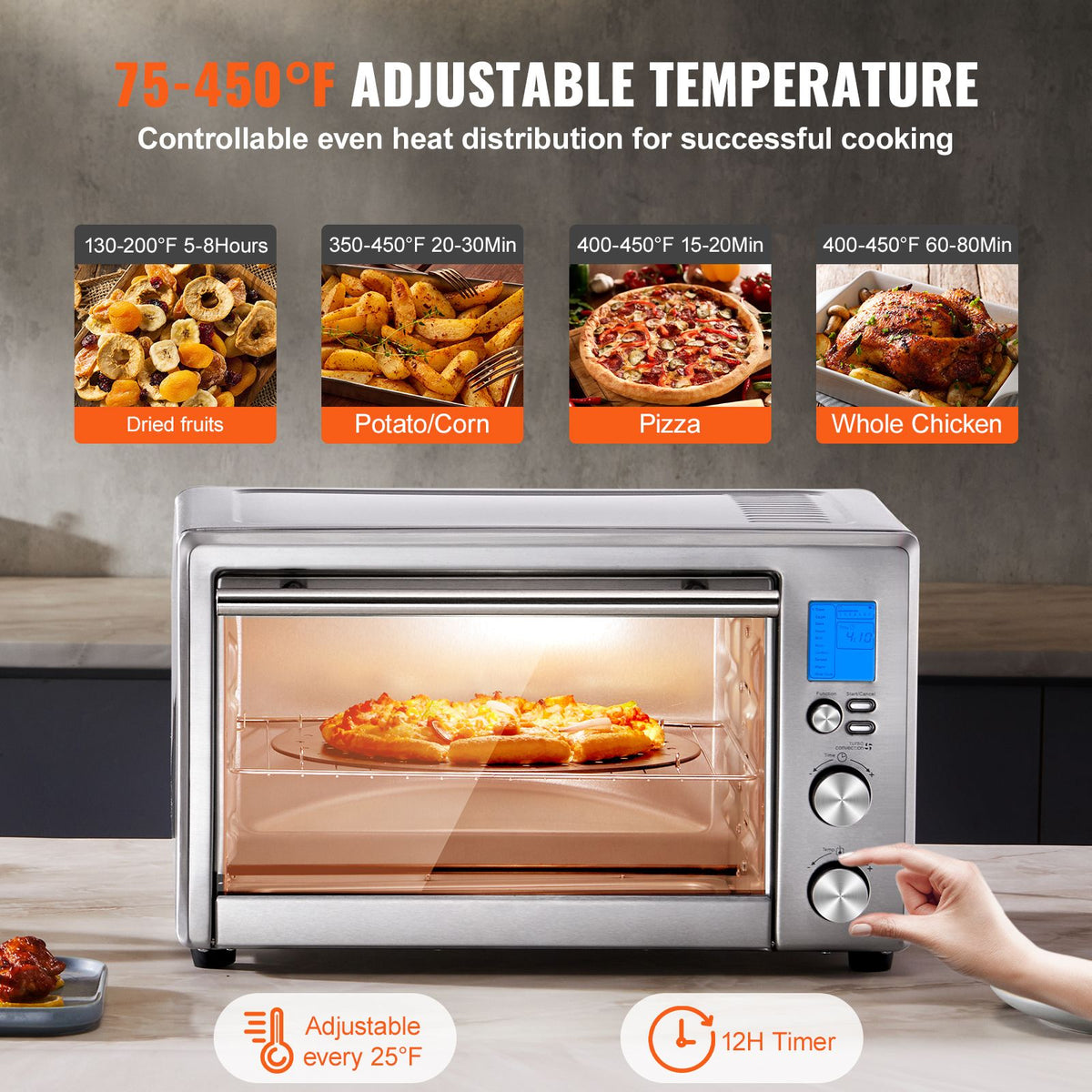 VEVOR 13-in-1 Air Fryer Toaster Oven
