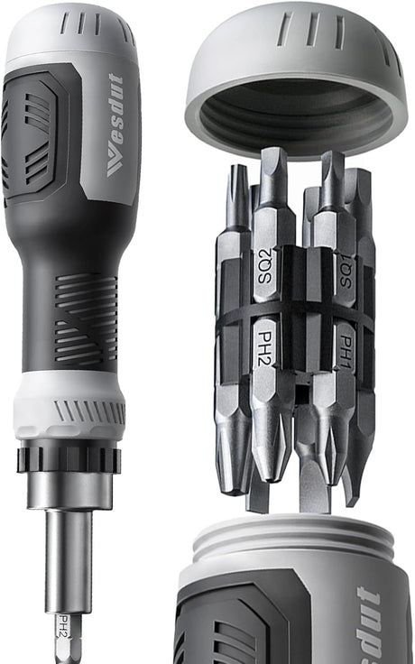 13-in-1 Ratcheting Screwdriver Set Tool All in One, [suited to everyday use] Screw Driver