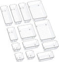 13-Piece Drawer Organizer Set with Non-Slip Pad