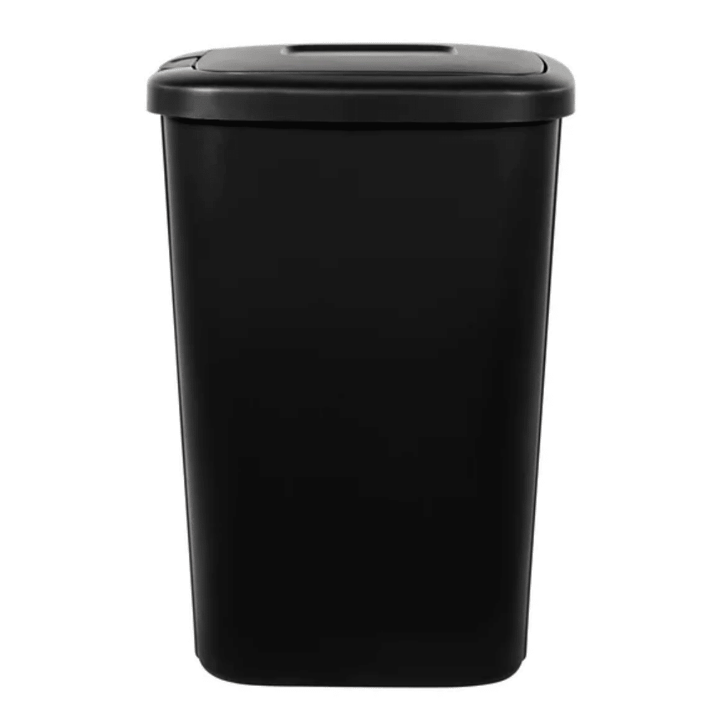 Two-Pack Slim Touch-Top Kitchen Trash Cans