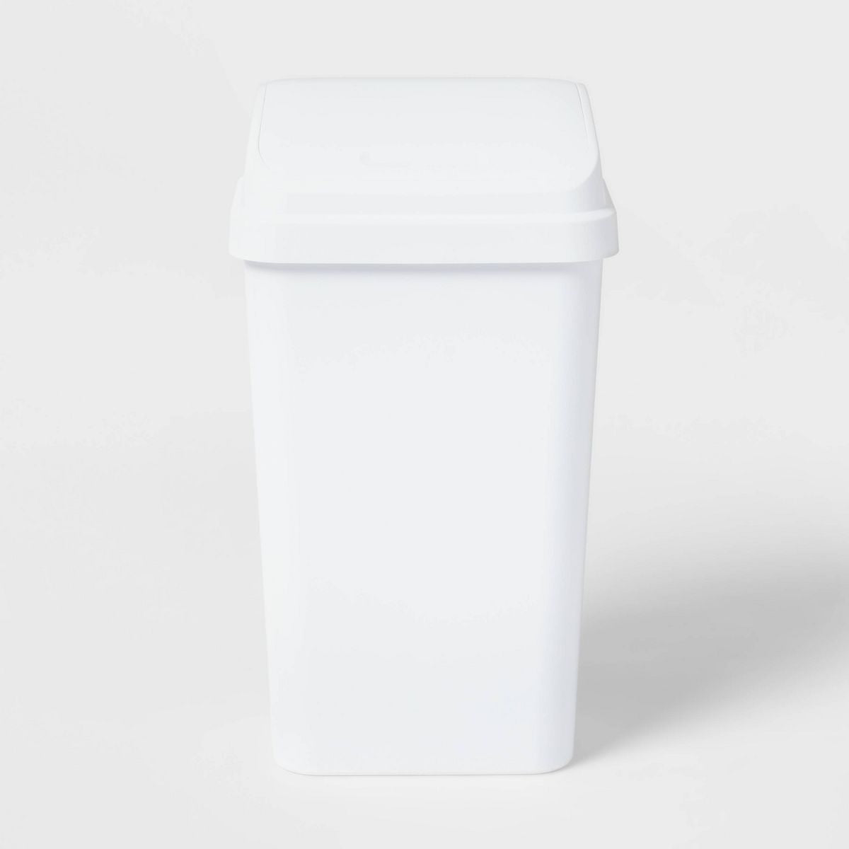 Swing Top Waste Basket with Space-Efficient Design