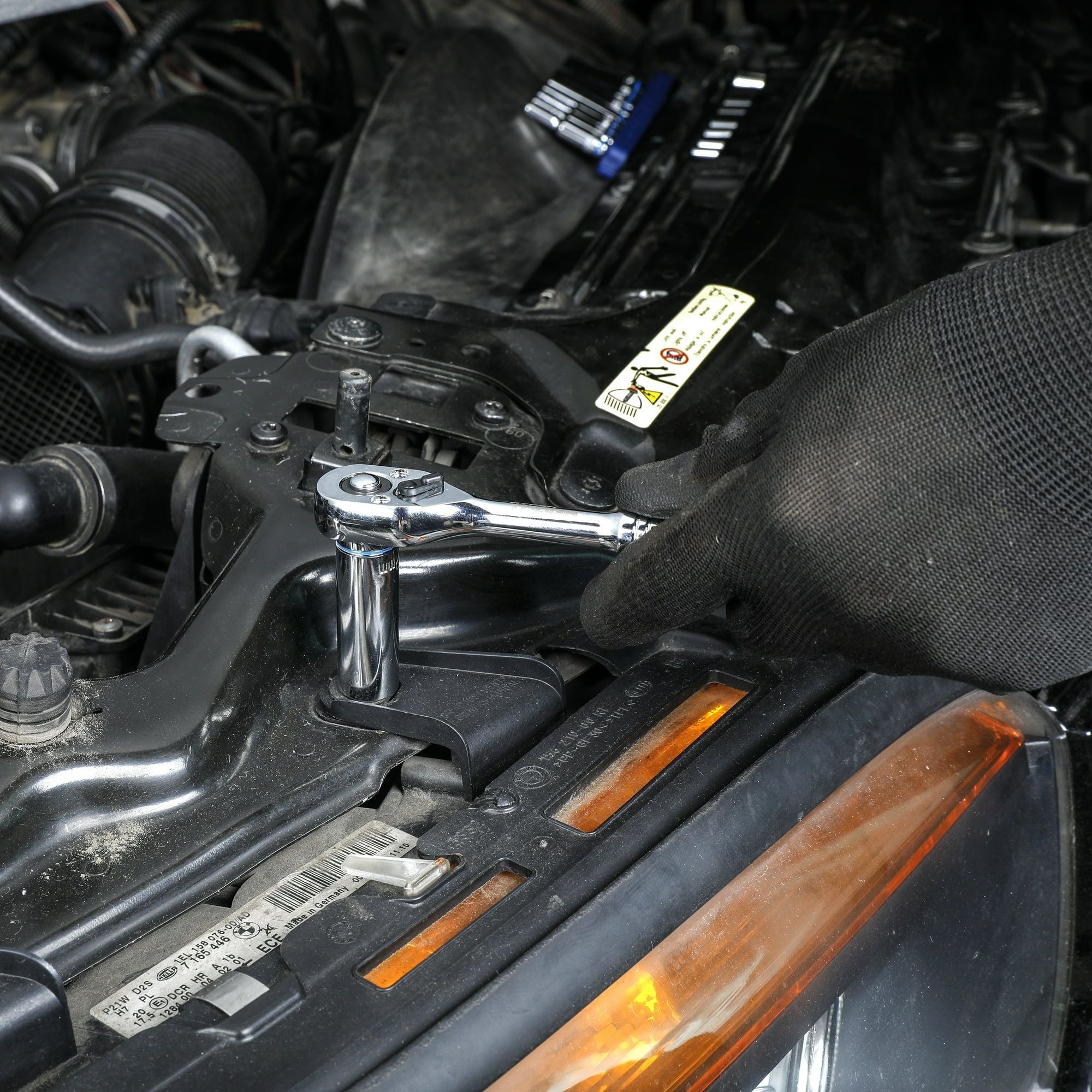 Organized Ratchet and Deep Socket Set