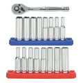 Organized Ratchet and Deep Socket Set