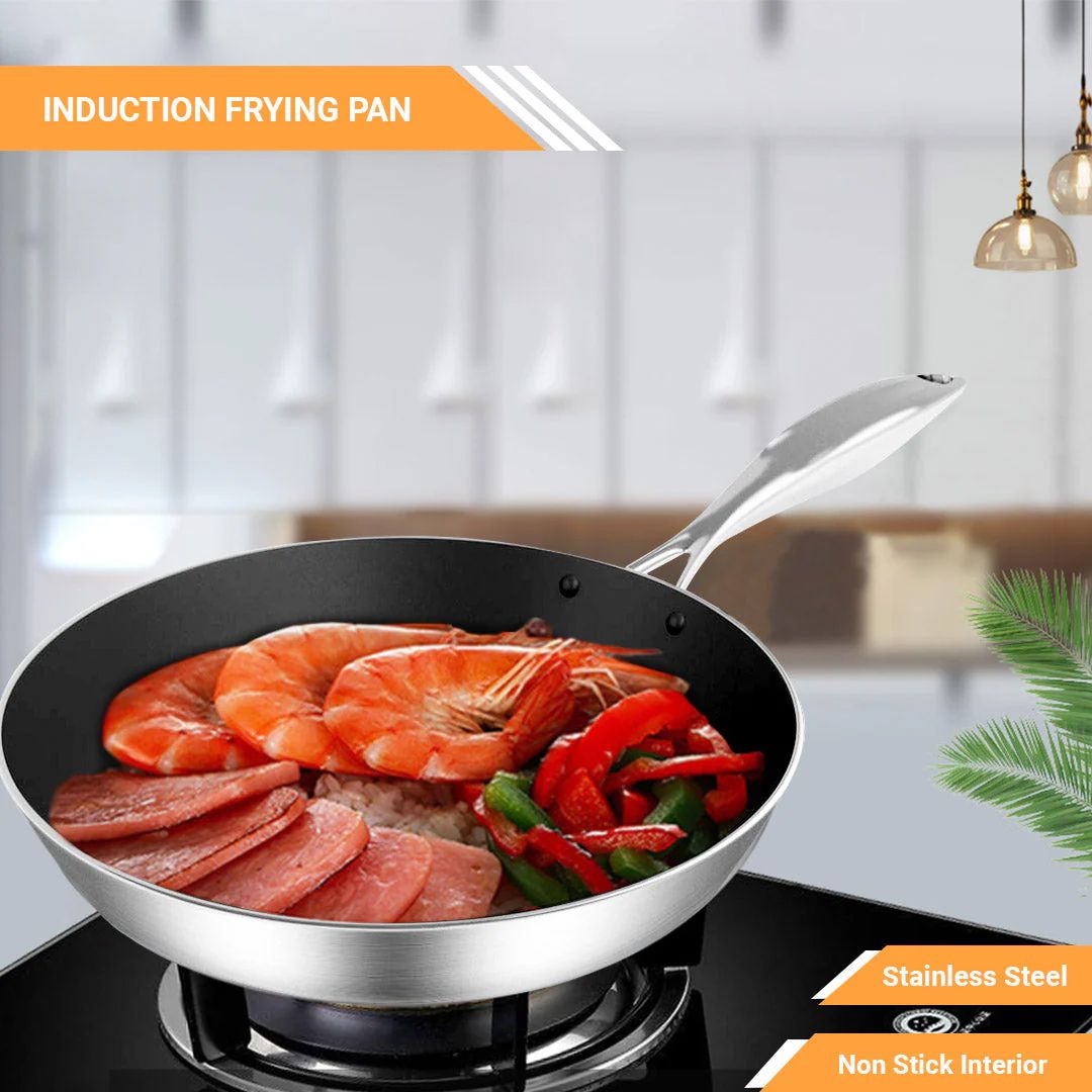 Extra-Large Induction Fry Pan for Batch Cooking