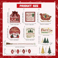 15-Piece Christmas Tiered Tray Decor Set