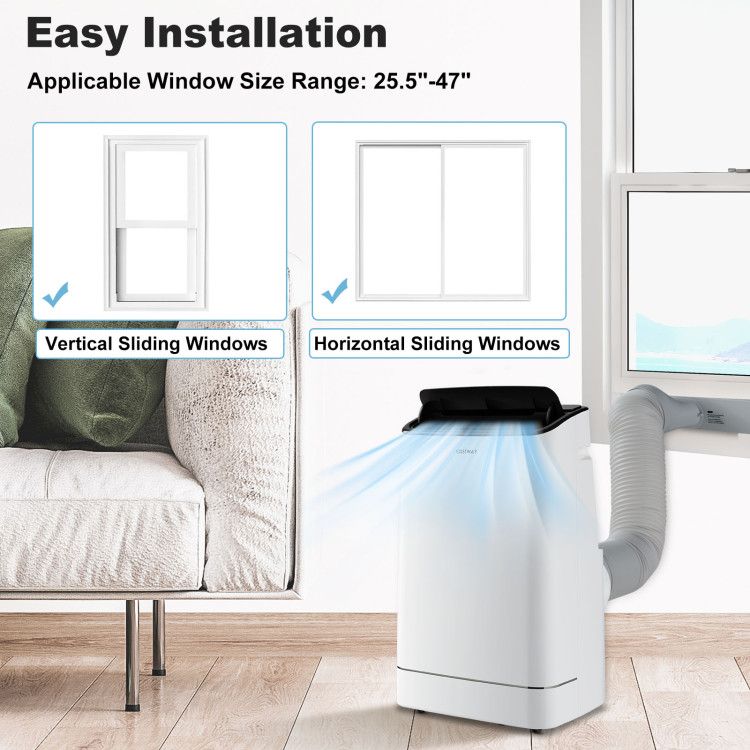 15000 BTU Portable Air Conditioner with Heat and App Control