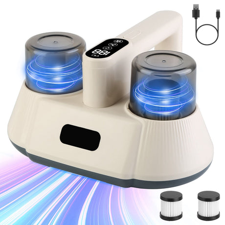 Cordless Mattress Vacuum with Dual Suction Modes