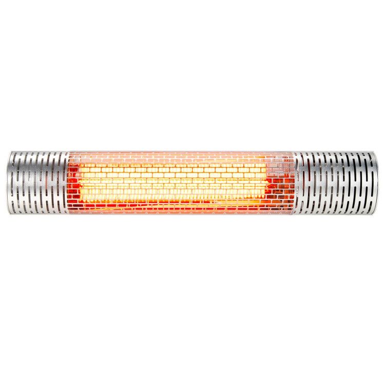 Instant Warmth & Remote Control: 1500W Wall-Mounted Far Infrared Heater