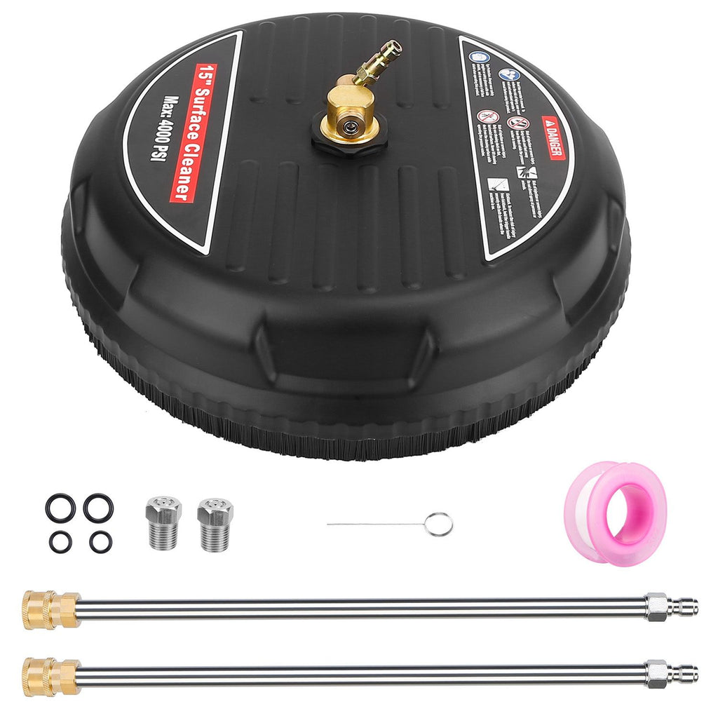 Power Washer Surface Cleaner High Pressure Flat Surface Cleaner 4000PSI Disc Power