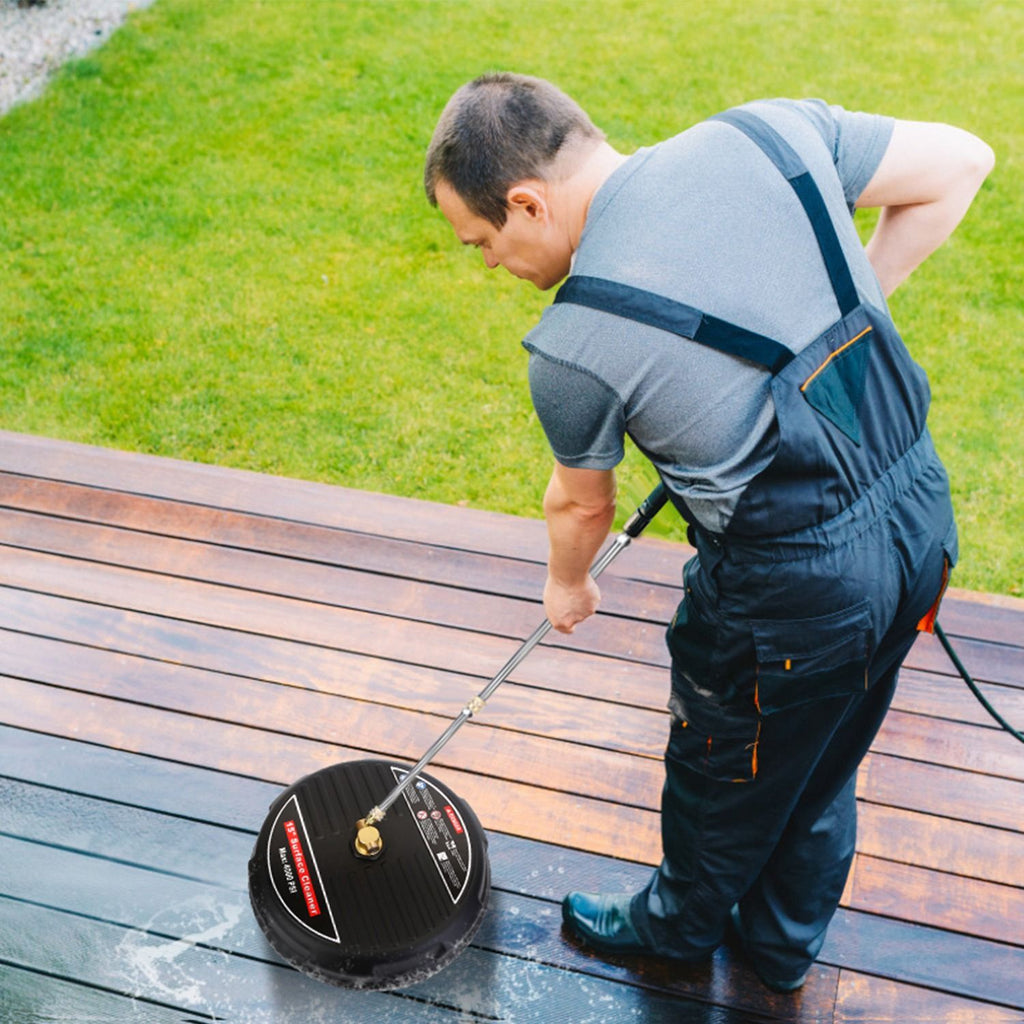 Power Washer Surface Cleaner High Pressure Flat Surface Cleaner 4000PSI Disc Power