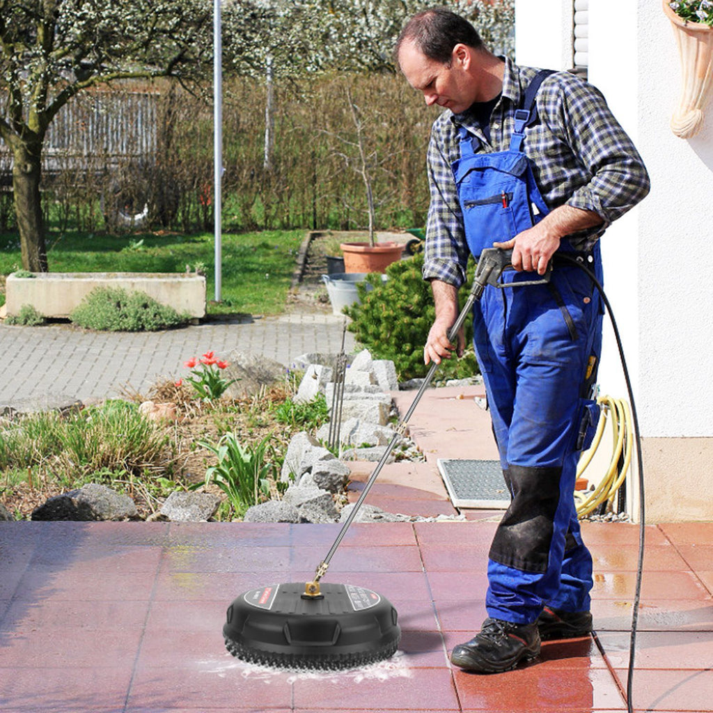 Power Washer Surface Cleaner High Pressure Flat Surface Cleaner 4000PSI Disc Power
