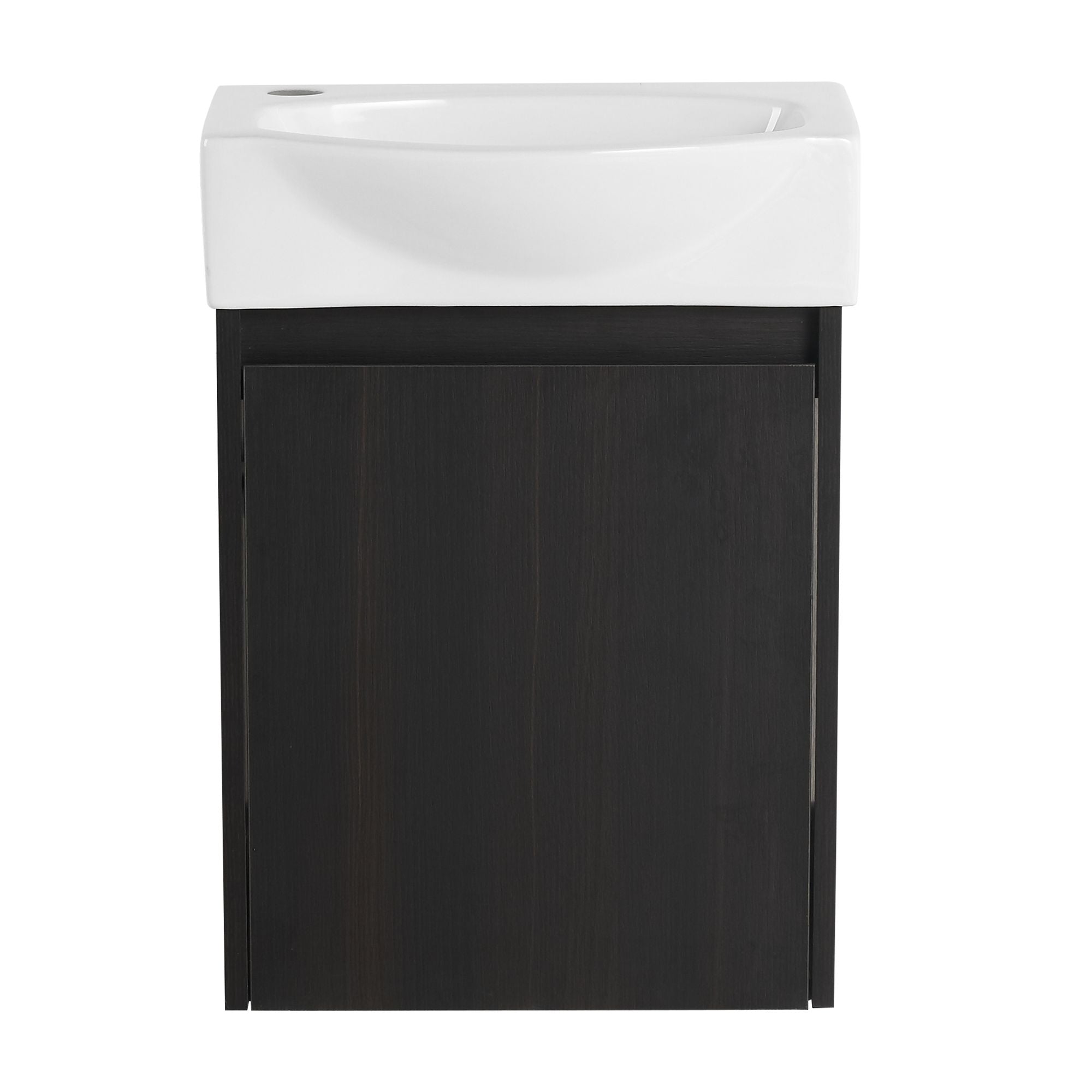 Modern Compact Bathroom Vanity and Sink Set