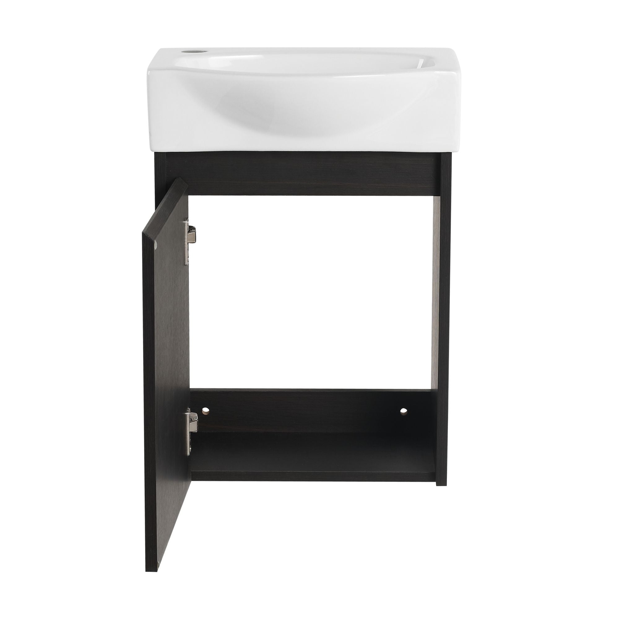 Modern Compact Bathroom Vanity and Sink Set