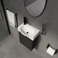 Modern Compact Bathroom Vanity and Sink Set