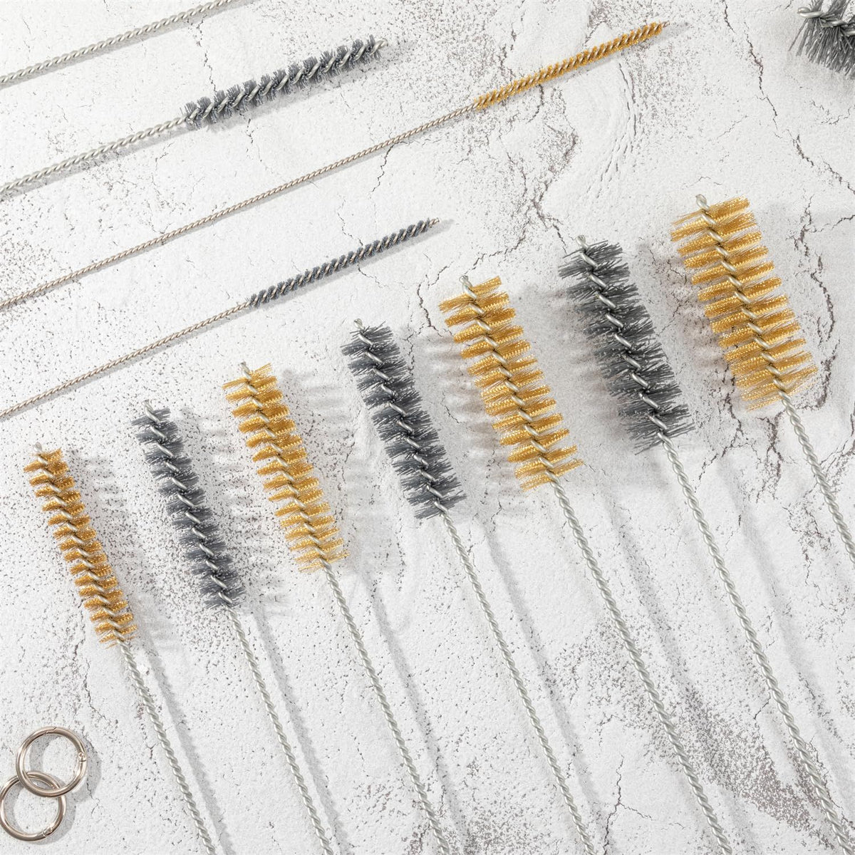 Extra-Long Abrasive Pipe Cleaning Brush Set