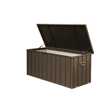 Spacious Outdoor Storage Deck Box with Lockable Lid – Organize Patio Cushions, Pillows & Tools
