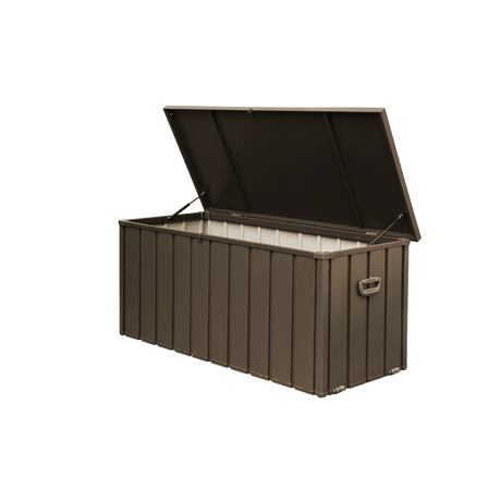 Spacious Outdoor Storage Deck Box with Lockable Lid – Organize Patio Cushions, Pillows & Tools
