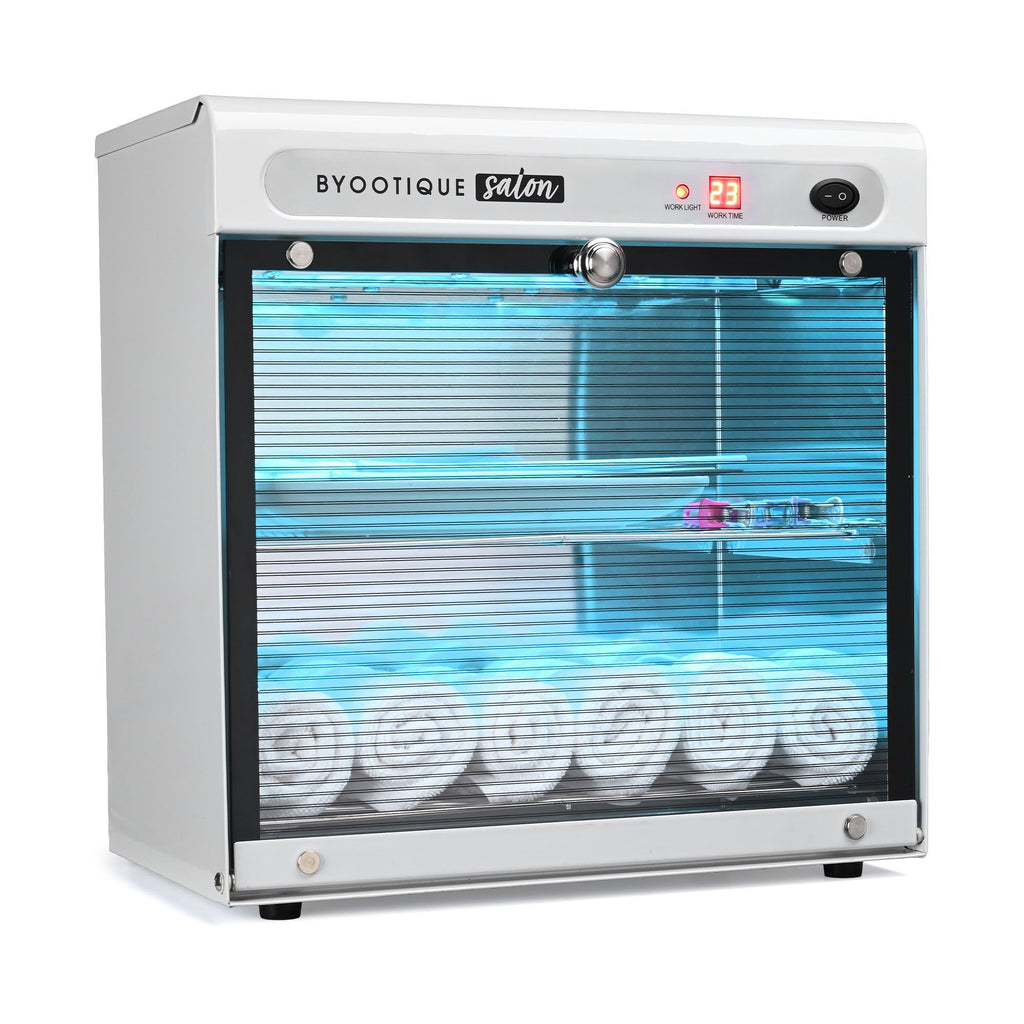 UV Sterilizer Cabinet with Timer and Removable Racks