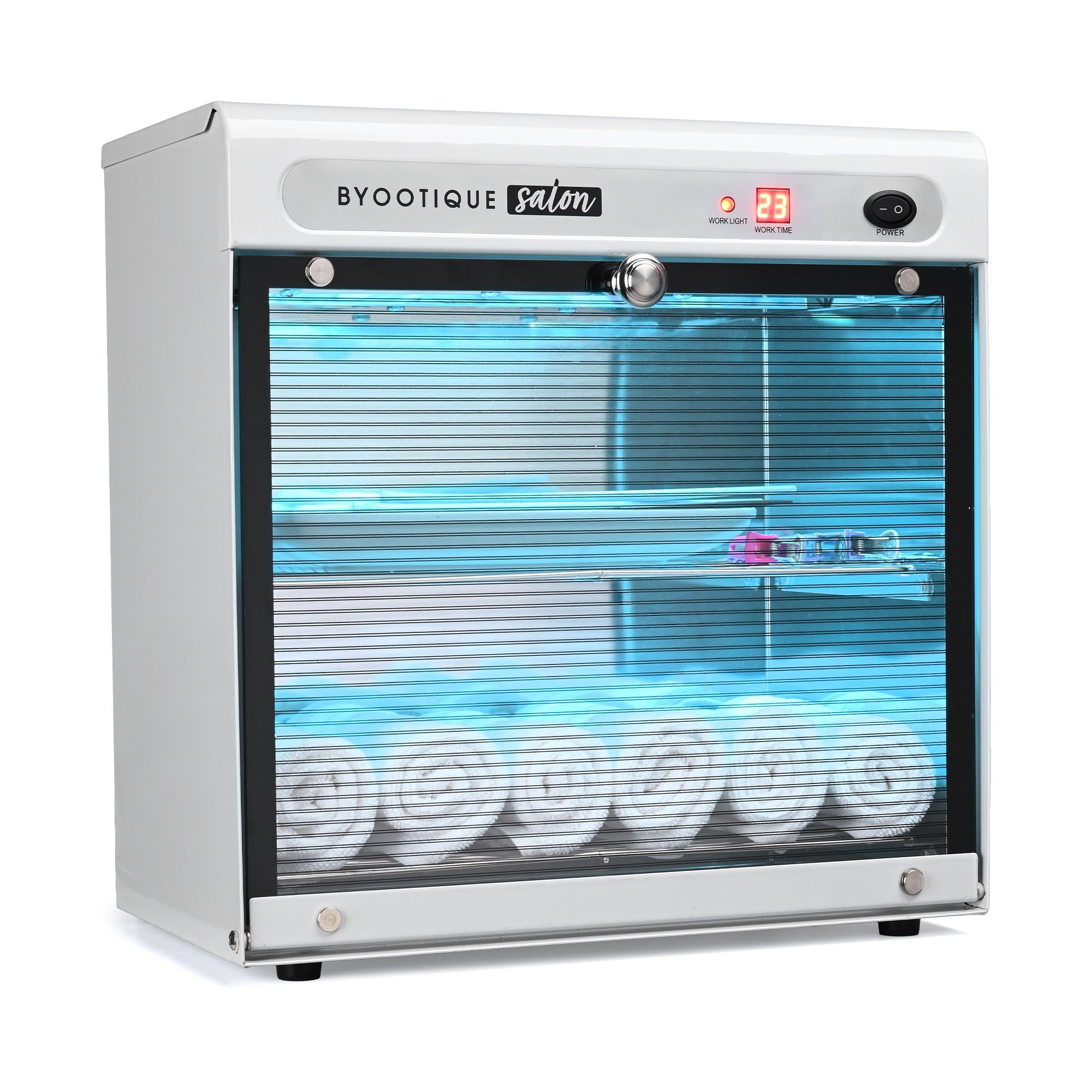 UV Sterilizer Cabinet with Timer and Removable Racks
