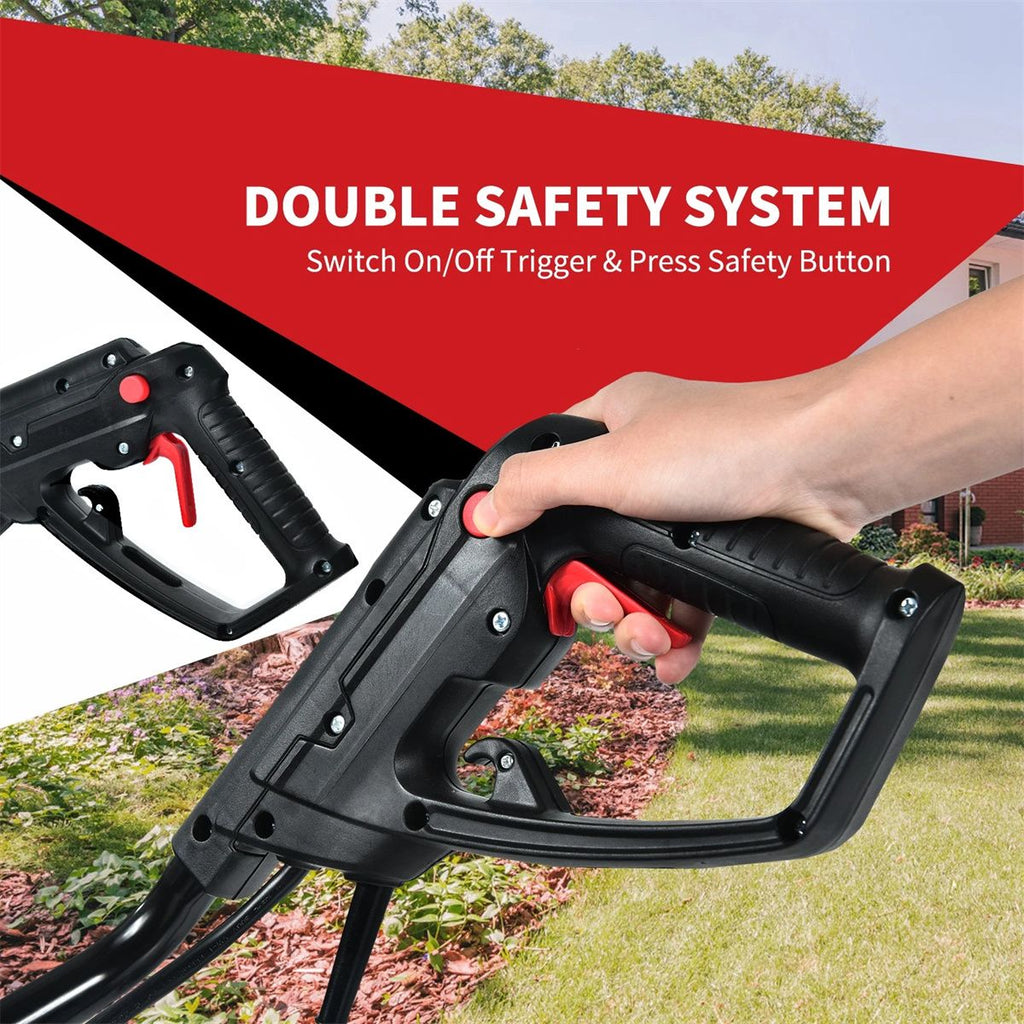17- Electric Tiller and Cultivator with 10-Amp Motor