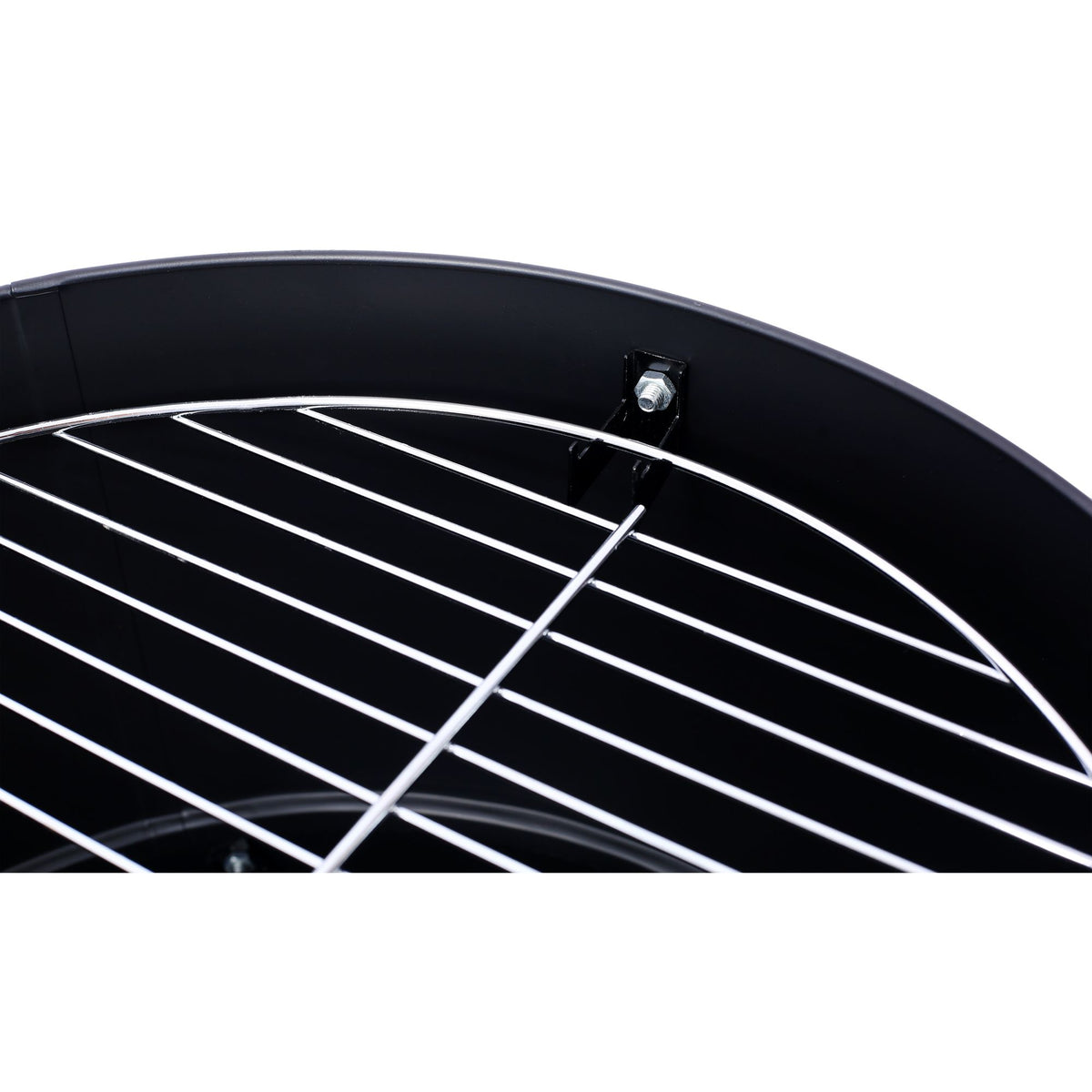 Round Charcoal Smoker and Grill with Dual Access Doors