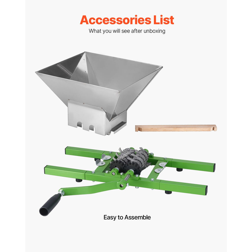 Large Capacity Fruit and Apple Crusher for Wine and Cider Making