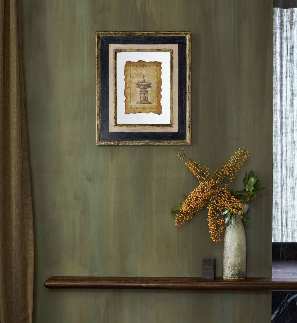 Lucian Antiqued Sculpture Print Wall Art Pair