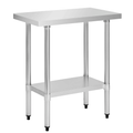 Stainless Steel Commercial Work Table with Undershelf for Tight Spaces