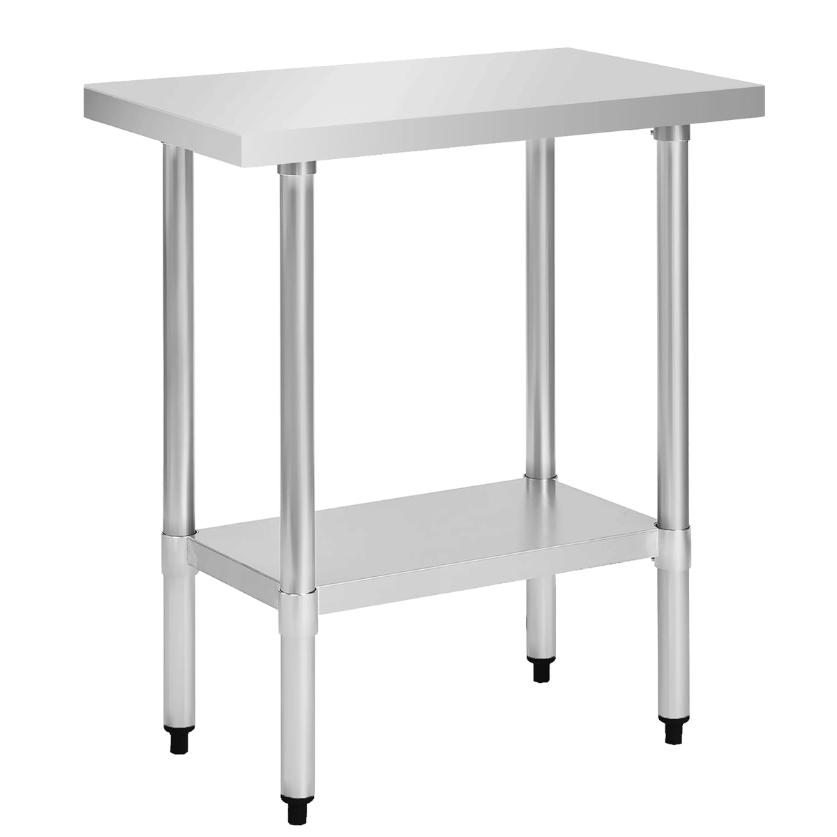 Stainless Steel Commercial Work Table with Undershelf for Tight Spaces