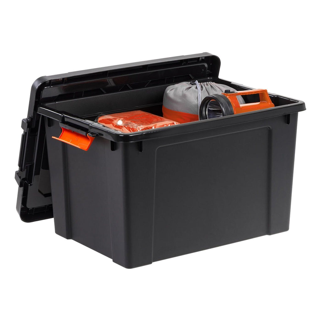 Stackable Latching Storage Totes for Garage Organization