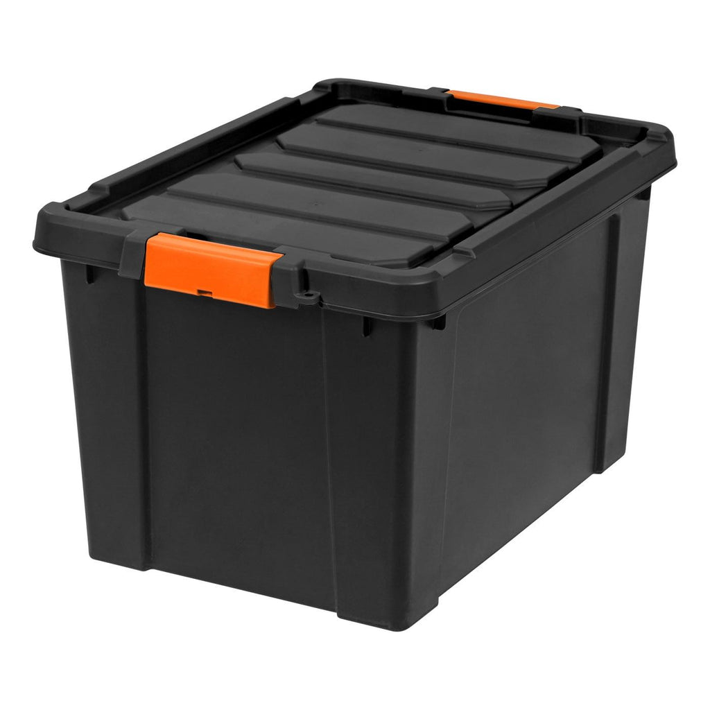 Stackable Latching Storage Totes for Garage Organization