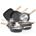 19-Piece Nonstick Cookware Set for Induction and All Stovetops