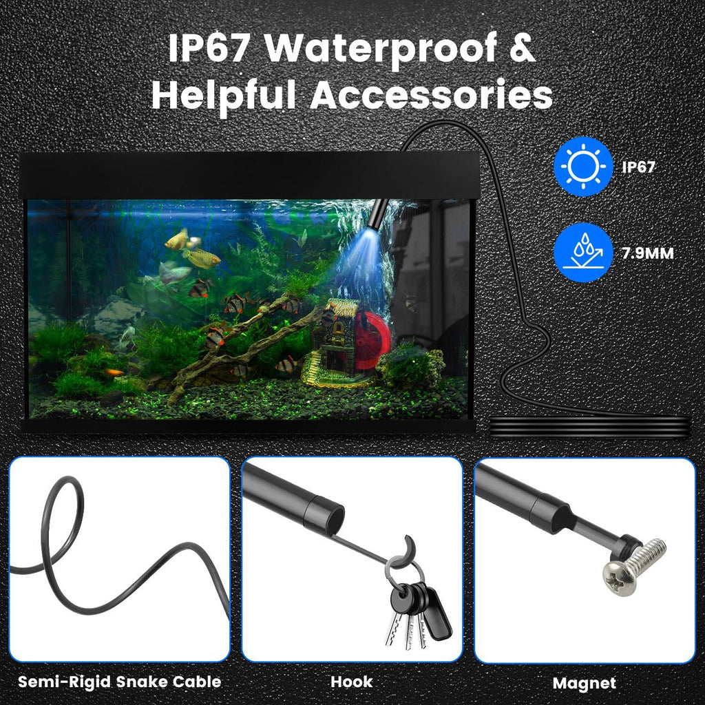 Dual-Lens Inspection Camera with App Control