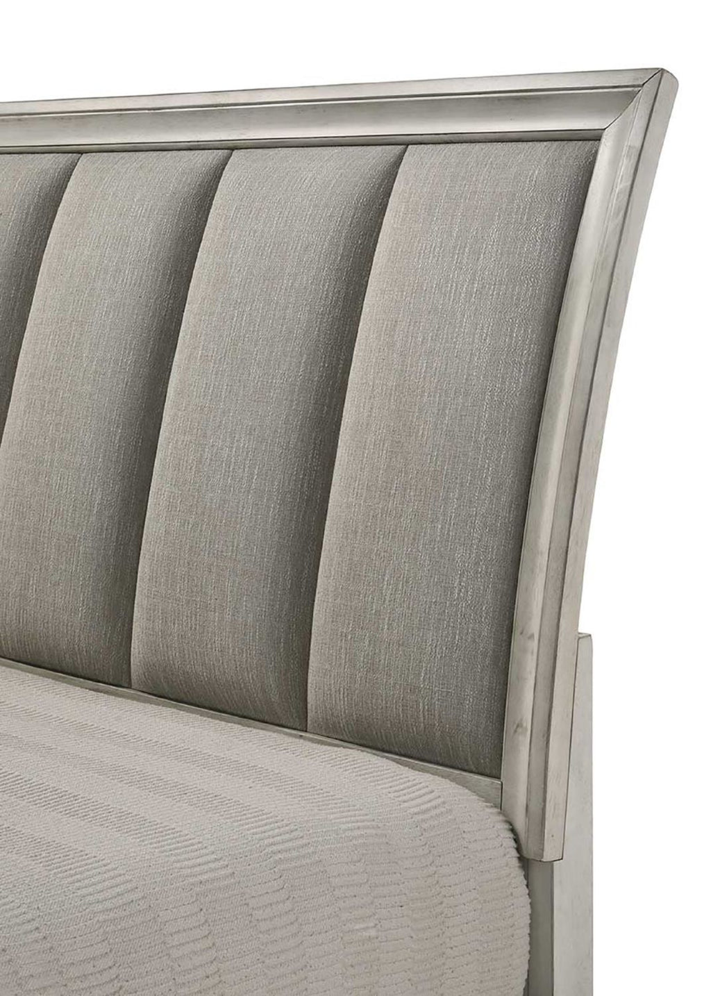 King Storage Platform Bed with Ultra-Plush Headboard and Drawers