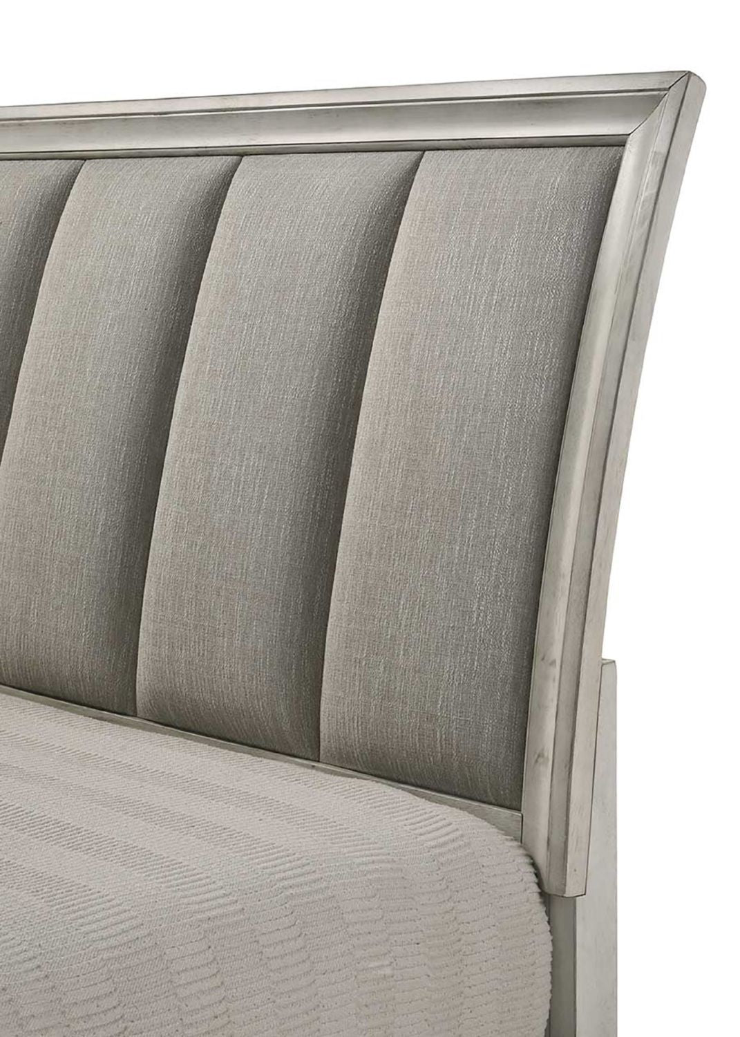 King Storage Platform Bed with Ultra-Plush Headboard and Drawers