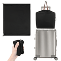 Foldable Travel Hanging Bag with Trolley Sleeve and Multiple Compartments