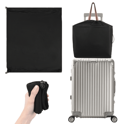 Foldable Travel Hanging Bag with Trolley Sleeve and Multiple Compartments