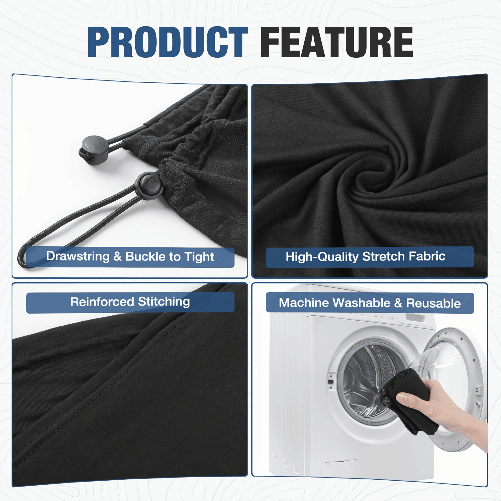Foldable Travel Hanging Bag with Trolley Sleeve and Multiple Compartments