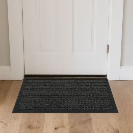 Small Grid Floor Mat for Kitchen and Entryway