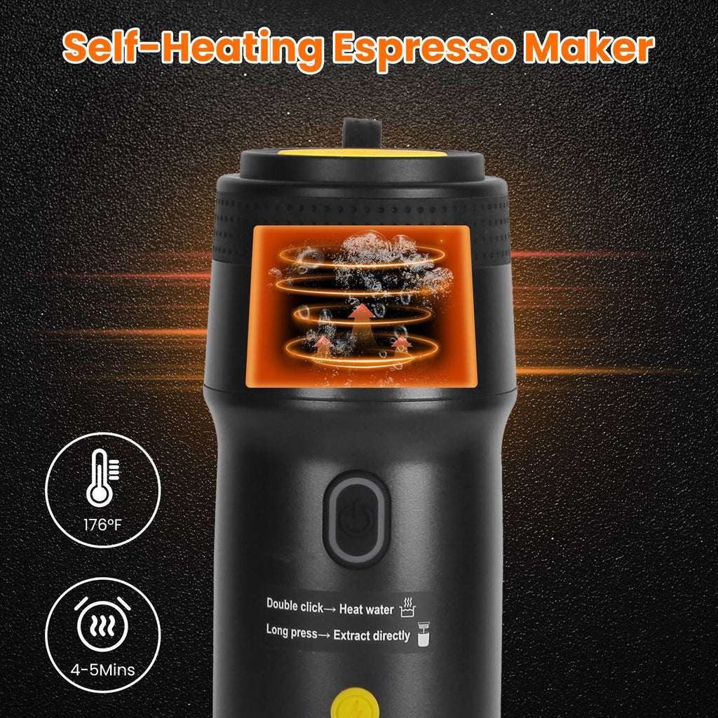 Portable Self-Heating Espresso Maker