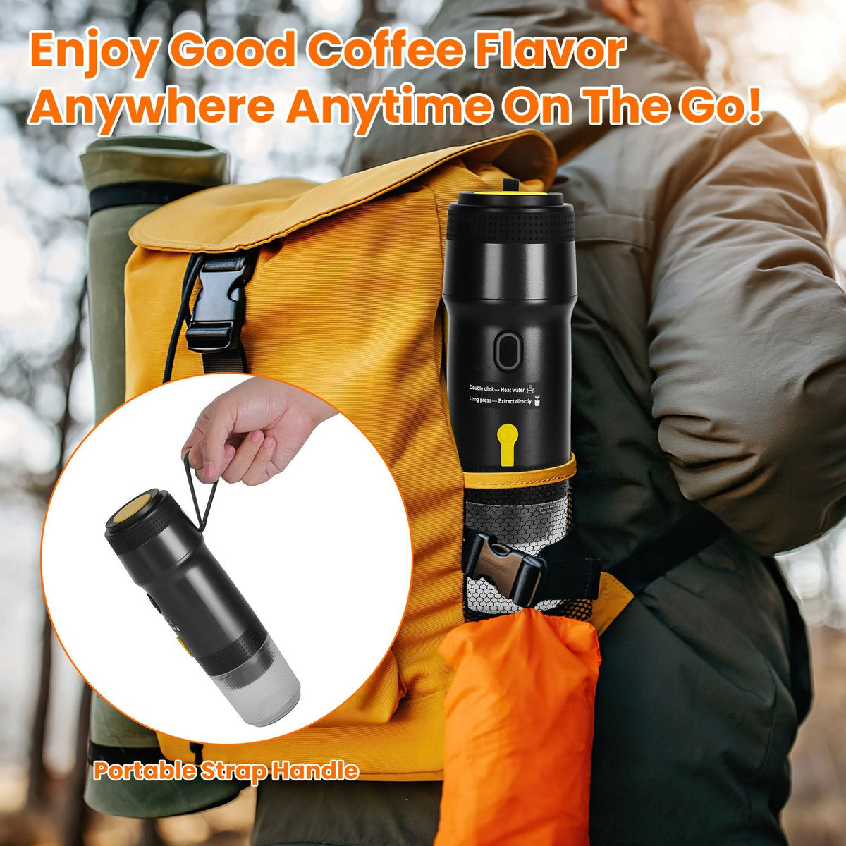 Portable Self-Heating Espresso Maker