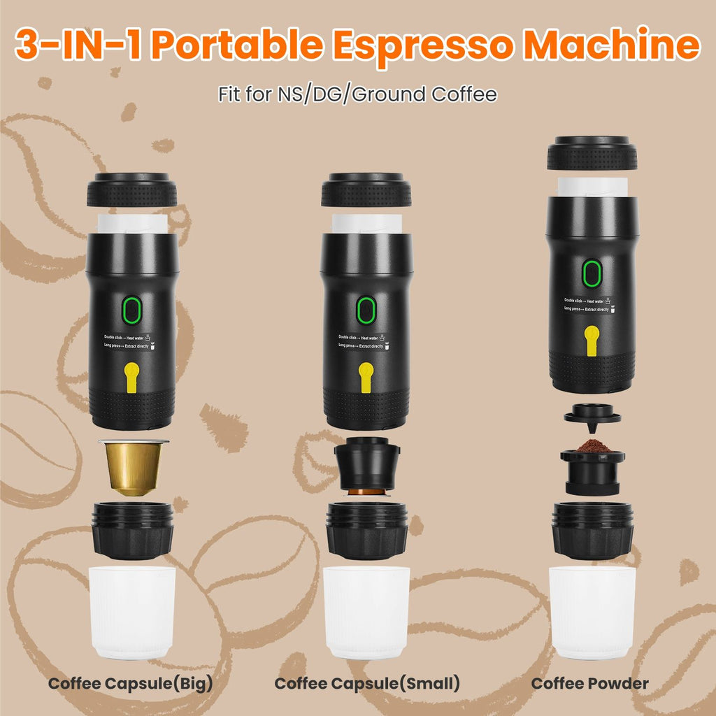 Portable Self-Heating Espresso Maker
