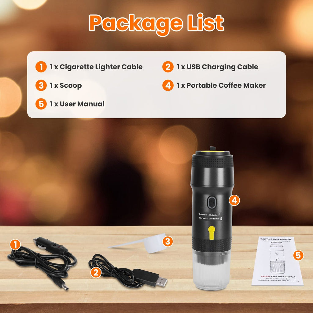 Portable Self-Heating Espresso Maker