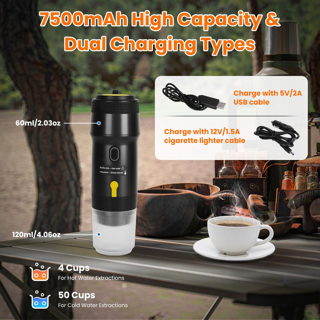 Portable Self-Heating Espresso Maker