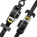 practical Automatic Ratchet Strap with Ergonomic Handle – Strength - White T-shaped handle