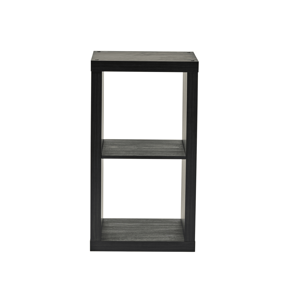 Charcoal 2-Cube Storage Organizer for Vertical or Horizontal Placement