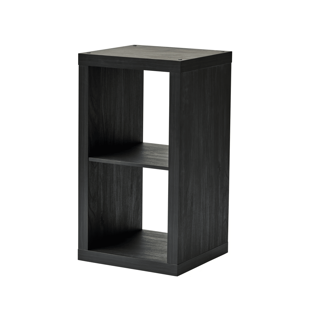 Charcoal 2-Cube Storage Organizer for Vertical or Horizontal Placement