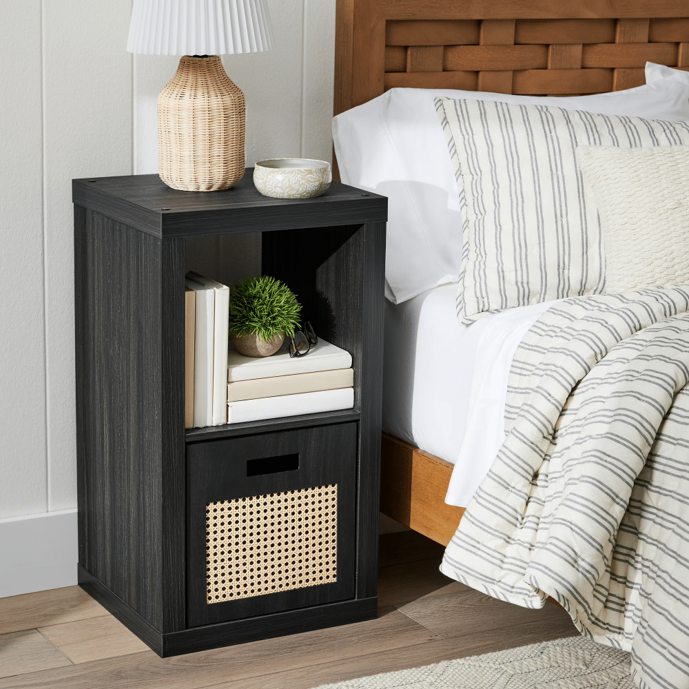 Charcoal 2-Cube Storage Organizer for Vertical or Horizontal Placement